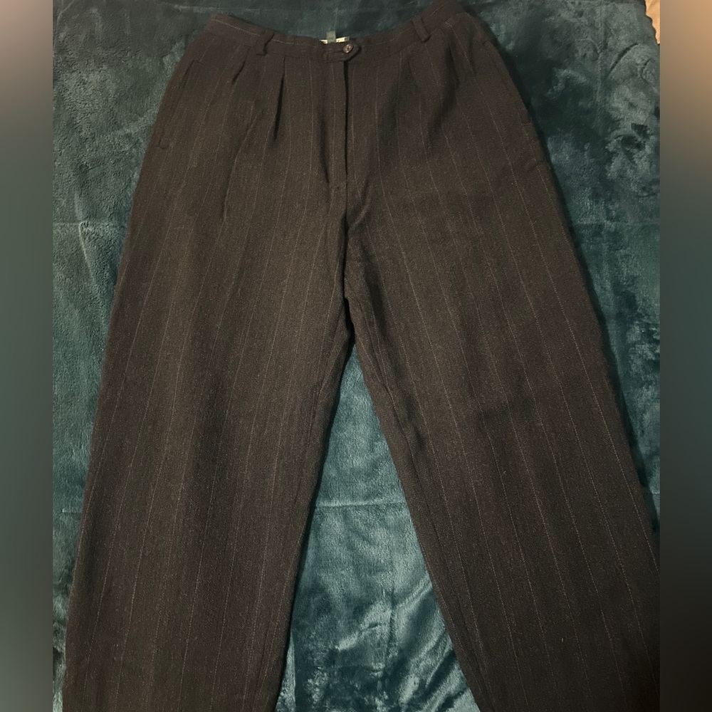 Ralph Lauren Virgin Wool Pinstripe Women's Pantsuit